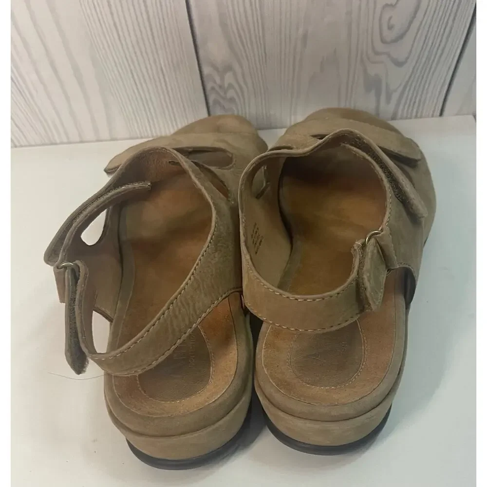 Clarks Artisan Comfort Sandal Saratoga Mushroom/Beige Strapped Sandal Size 10